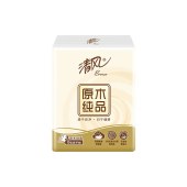 清风原木纯品3层8张10包手帕纸10包*2条