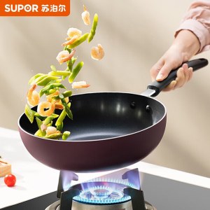 苏泊尔火红点炫彩不粘煎炒锅VJ28RP02