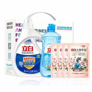 立白除菌洗衣液1.05kg酵素洁净六件套1905g