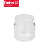 德铂(Debo)特尔斯玻璃水杯260ML DEP-746 银色