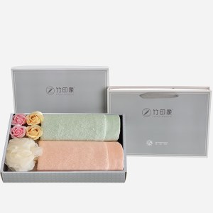 竹印象春暖花开洗护套装（毛巾颜色随机）