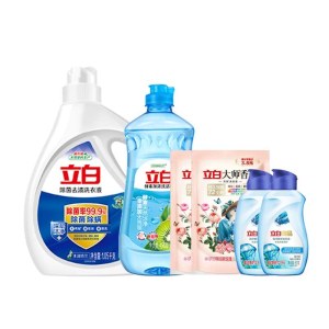 立白除菌洗衣液1.05kg洁净六件套1865g