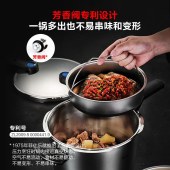 菲仕乐德国进口味达快蓝点4.5L高速快锅不锈钢高压锅压力锅燃气电磁炉 （单位：个)