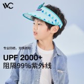 VVC萌趣儿童防晒帽 VVC876欢乐鳄（蓝）