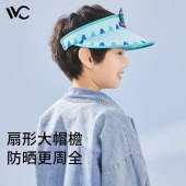 VVC萌趣儿童防晒帽 VVC876欢乐鳄（蓝）