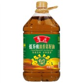 鲁花低芥酸浓香菜籽油5L