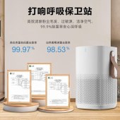 美的（Midea）空气净化器除甲醛异味除灰尘除PM2.5卧室办公室母婴优选 JHQ-D100