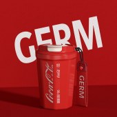 格沵（germ）可口可乐联名咖啡杯红色390ml