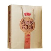 鲁花高油酸花生油5S物理压榨一级食用油 750ml*2瓶精装礼盒