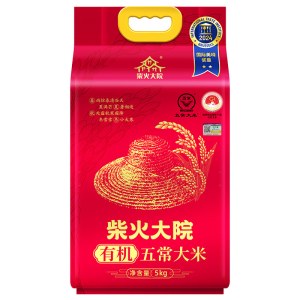 柴火大院 五常有机稻香米5kg