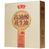 鲁花高油酸花生油5S物理压榨一级食用油 750ml*2瓶精装礼盒