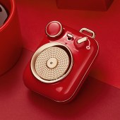 猫王收音机猫王音响 小确幸P3 便携式复古蓝牙音箱音响中国红