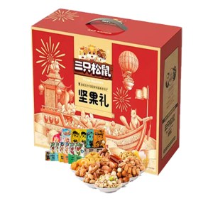 三只松鼠(threesquirrels)-2293g安康坚果礼盒
