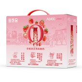 伊利｜安慕希AMX丹东草莓奶昔风味酸奶230g*10瓶/箱