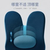 佳奥蝶形靠垫J06D01AS1藏青色