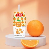 佳果源100%橙汁200ml*12礼盒装