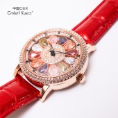 Cmierf Kuect时来运转七彩宝石手表 CK-6813L