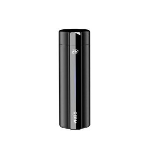 格沵（germ）光启智能数显400ml保温杯316不锈钢-玄墨色GE-24AW-B98
