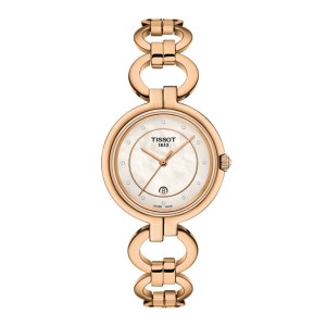 天梭（TISSOT）瑞士手表弗拉明戈系列腕表钢带石英女表T094.210.33.116.01