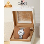 天梭（TISSOT）手表小美人系列腕表石英女表T126.010.11.013.00
