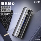 格沵（germ）光启智能数显400ml保温杯316不锈钢-玄墨色GE-24AW-B98