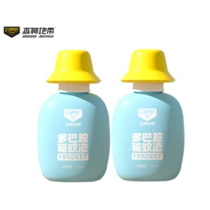 森林地带（FORESTZONE）驱蚊液多巴胺渔夫帽75ml/瓶（15%避蚊胺）无香型*2瓶