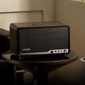 漫步者S300高品质复古蓝牙音箱 HiFi级一体式大功率音响居家音响桌面音响