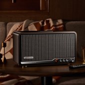 漫步者S300高品质复古蓝牙音箱 HiFi级一体式大功率音响居家音响桌面音响