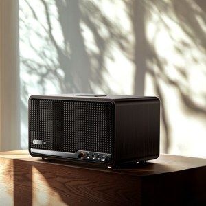 漫步者S300高品质复古蓝牙音箱 HiFi级一体式大功率音响居家音响桌面音响