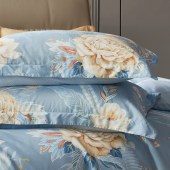 富安娜纯棉床单四件套-金蕊玉露203*229cm