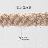 最生活毛巾·条纹系列A-1171棕白