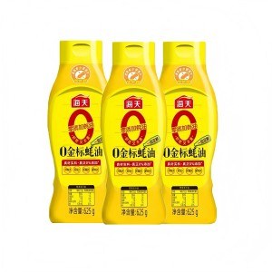 海天蚝油零添加 0金标蚝油625g*3瓶