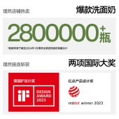 理然早控油晚抗痘洁面组合（控油洁面乳150g+抗痘洁面乳150g）
