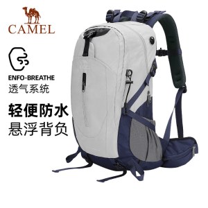 骆驼户外运动登山休闲旅行双肩背包 574D373627高级灰