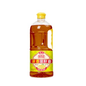 鲁花厨中香浓香菜籽油低芥酸非转基因压榨1L