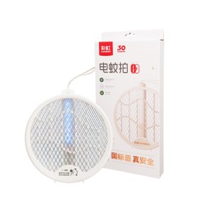 彩虹电蚊拍6103(二合一诱蚊折叠款)DW-ZB