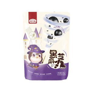 燕之坊黑豆黑米芝麻丸108g独立小袋即食