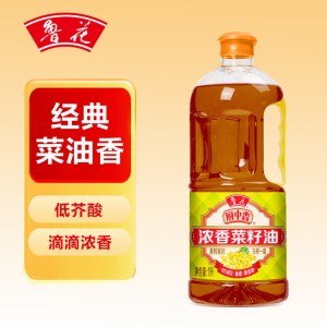 鲁花厨中香浓香菜籽油1L