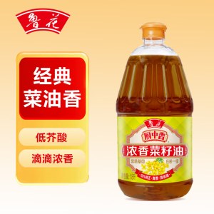 鲁花厨中香浓香菜籽油1.8L