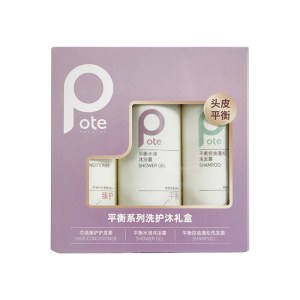 柏缇平衡植护系列洗护沐套装：控油蓬松洗发露515ml、护发素515ml、平衡水润沐浴露515ml