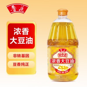 鲁花厨中香浓香大豆油1.8L