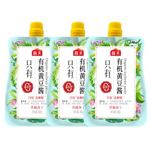 海天有机黄豆酱300g*3