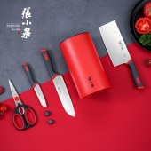 张小泉红韵系列刀剪五件套D40460200