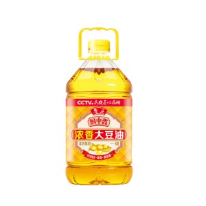 鲁花厨中香浓香大豆油5L