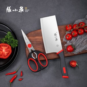 张小泉红韵系列刀剪两件套D40460100