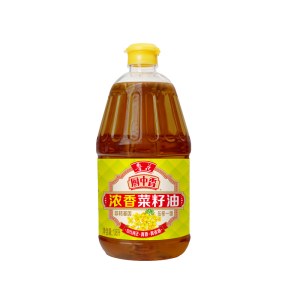 鲁花厨中香浓香菜籽油低芥酸非转基因压榨1.8L