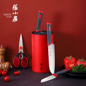 张小泉红韵系列刀剪五件套D40460200