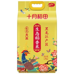 十月稻田 天然生态稻香米10斤