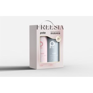 柏缇香氛洗沐套装：小苍兰水嫩润肤沐浴露800ml、小苍兰柔润顺滑洗发露800ml