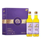 中粮福临门一级压榨亚麻籽油750ml*2礼盒装